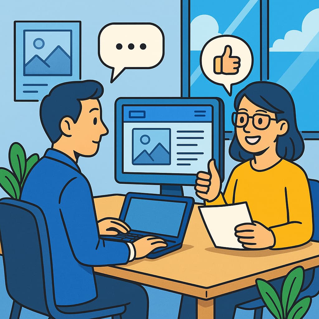 Erster Entwurf und Feedback